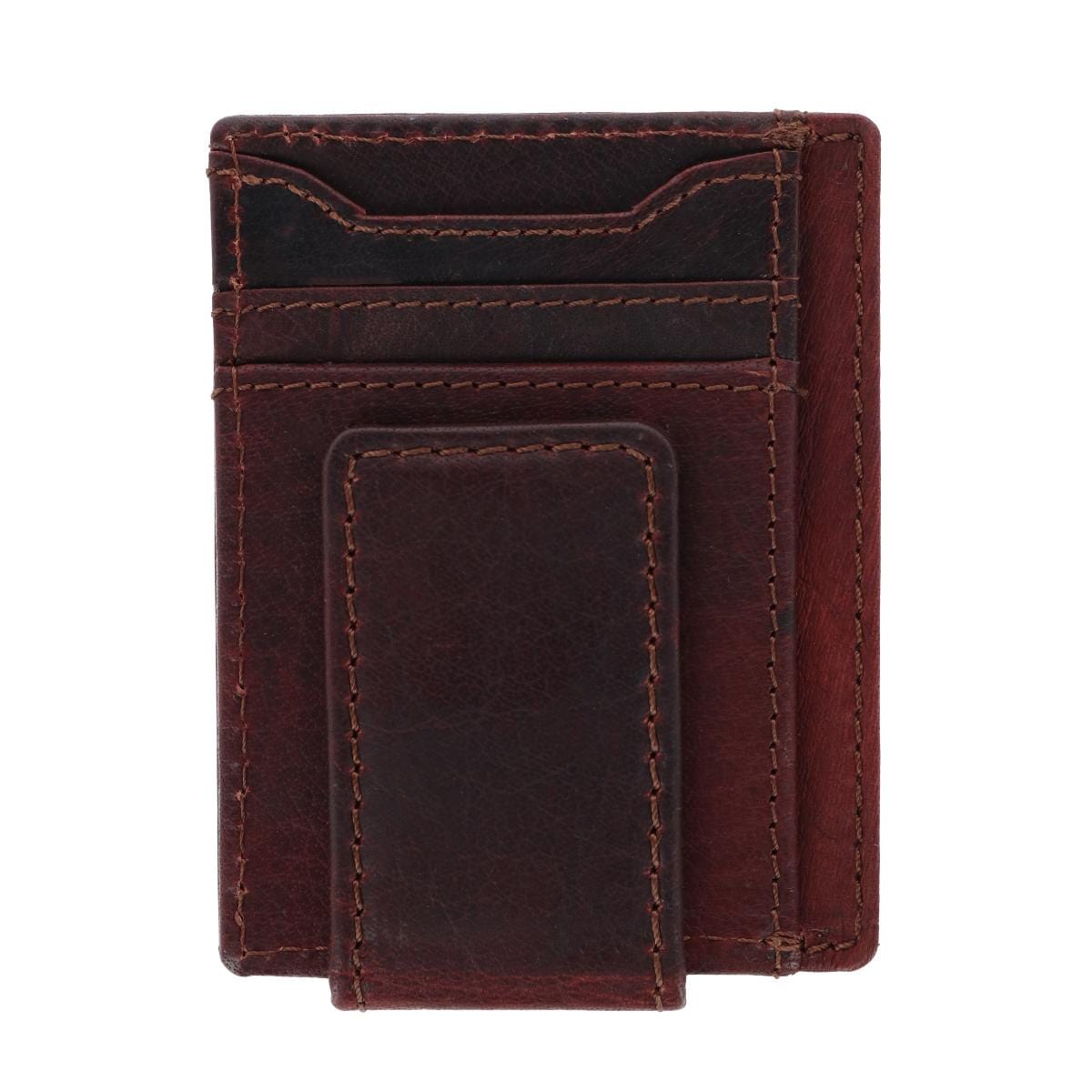 CTM® Men's Leather Front Pocket Money Clip - Men's Leather Front Pocket Money Clip