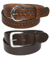 Men's Leather Removable Buckle Belts (Pack of 2)
