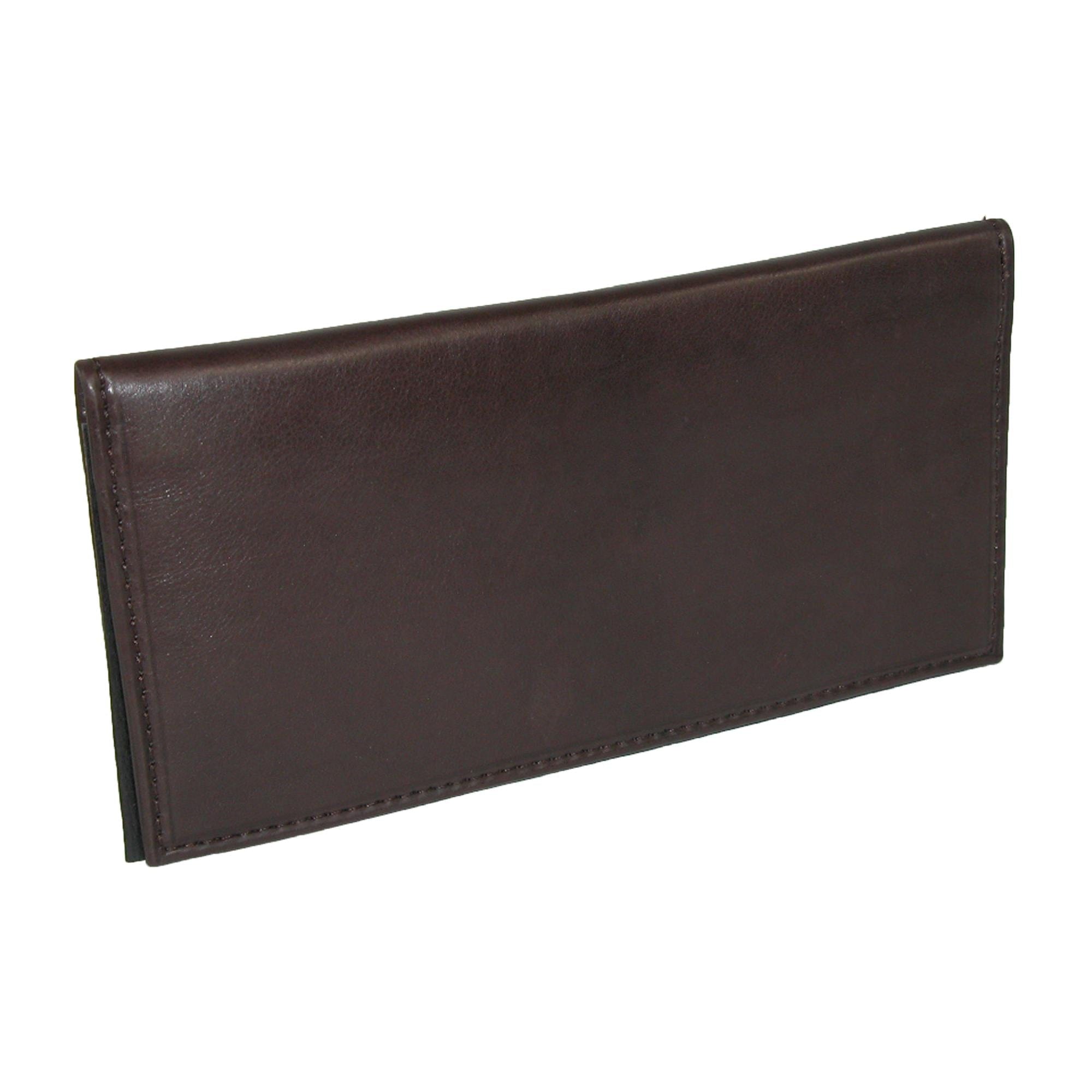 Paul & Taylor Leather Checkbook Cover Wallet - Leather Checkbook Cover Wallet