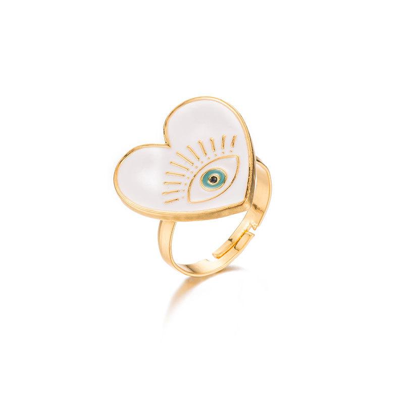 ClaudiaG Collection Women's White Heart Ring