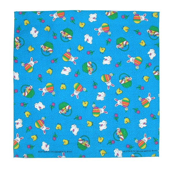 CTM® Bunny Patch Easter Print Holiday Bandana