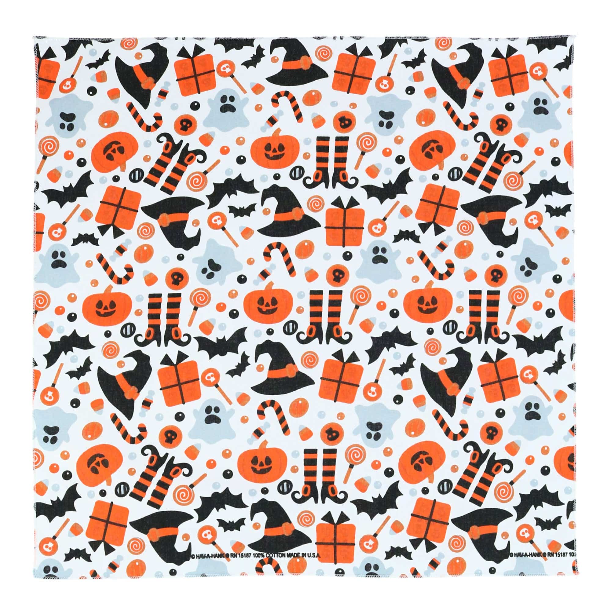 CTM® Witches and Hats Halloween Print Holiday Bandana