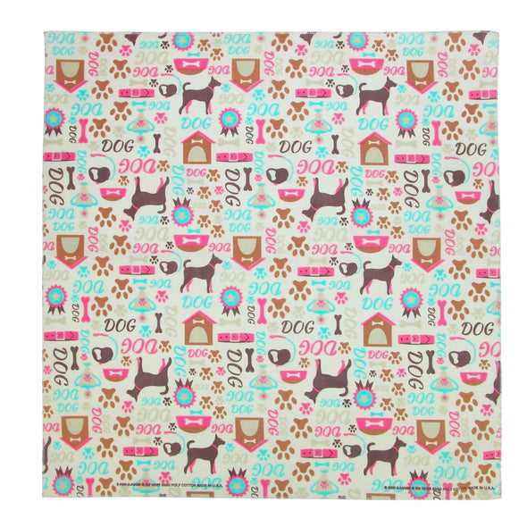 Best of Show Dog Print Bandana