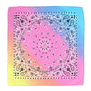Pastel Ombre Paisley Print Bandana