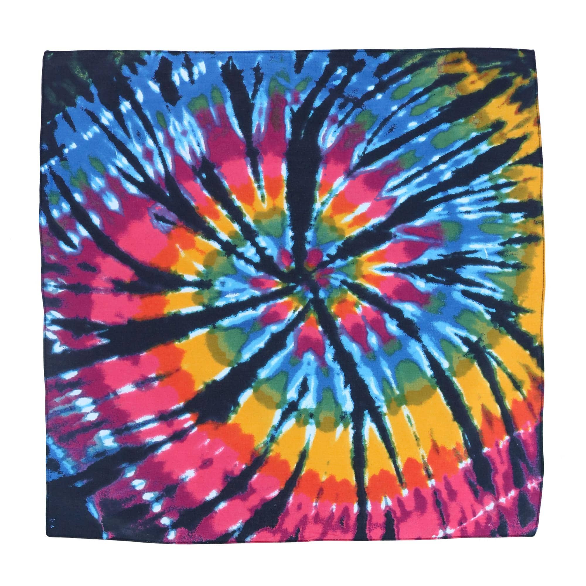 CTM® Cotton Dark Storm Tie-Dye Bandana - Cotton Dark Storm Tie-Dye Bandana
