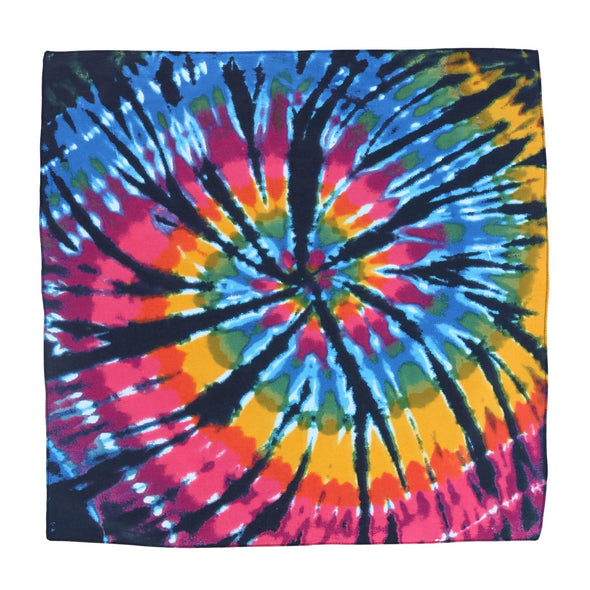 Cotton Dark Storm Tie-Dye Bandana