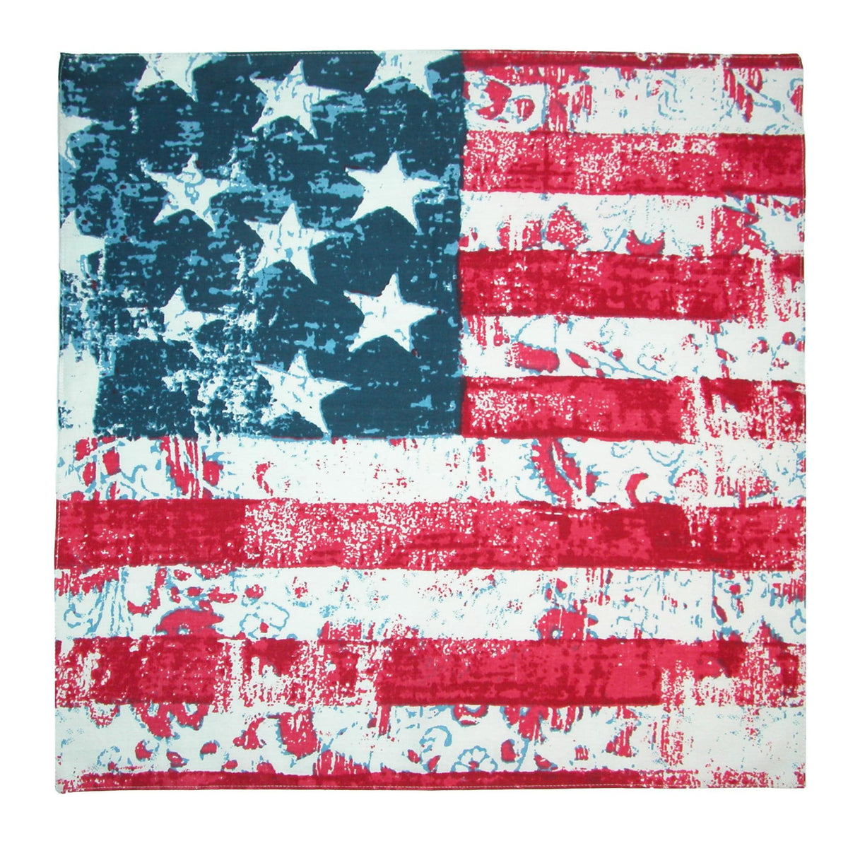 CTM® Distressed American Flag Bandana - Distressed American Flag Bandana