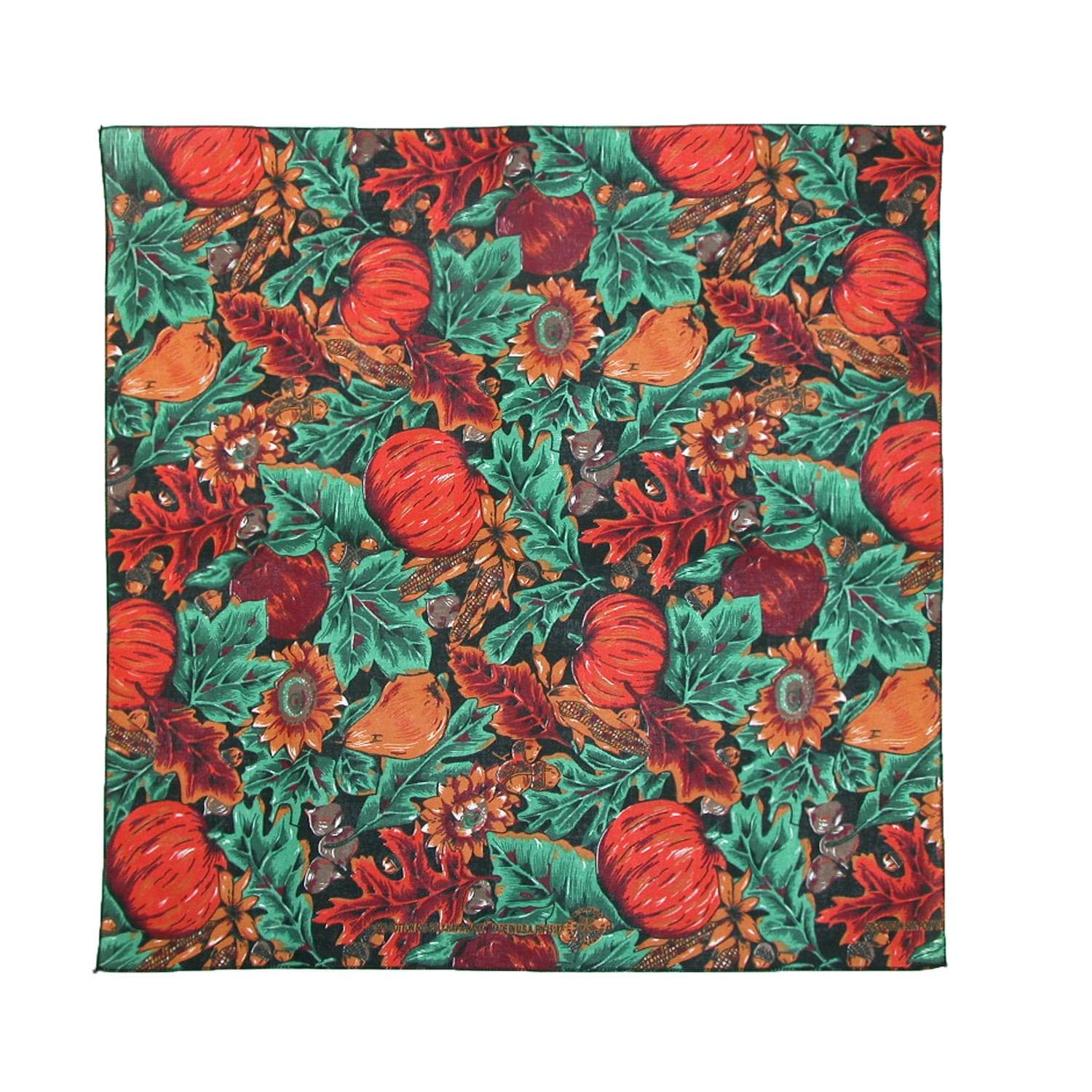 CTM® Acorns and Pumpkins Fall Holiday Bandana - Acorns and Pumpkins Fall Holiday Bandana