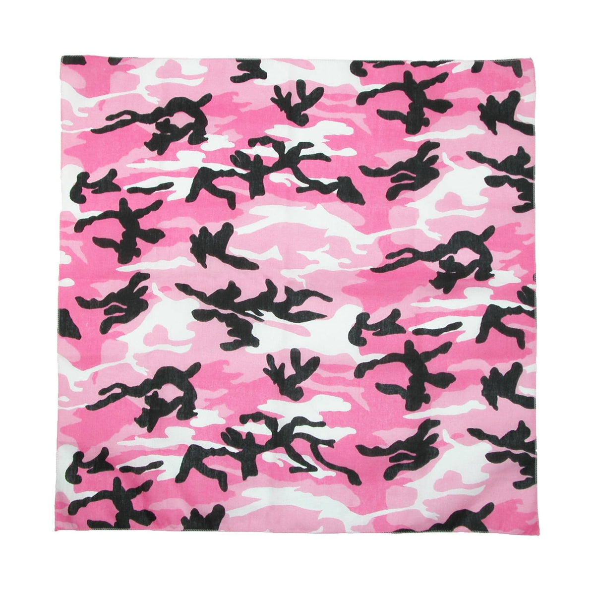 Women's Cotton Pink Camouflage Bandana by CTM | Bandanas at BeltOutlet.com