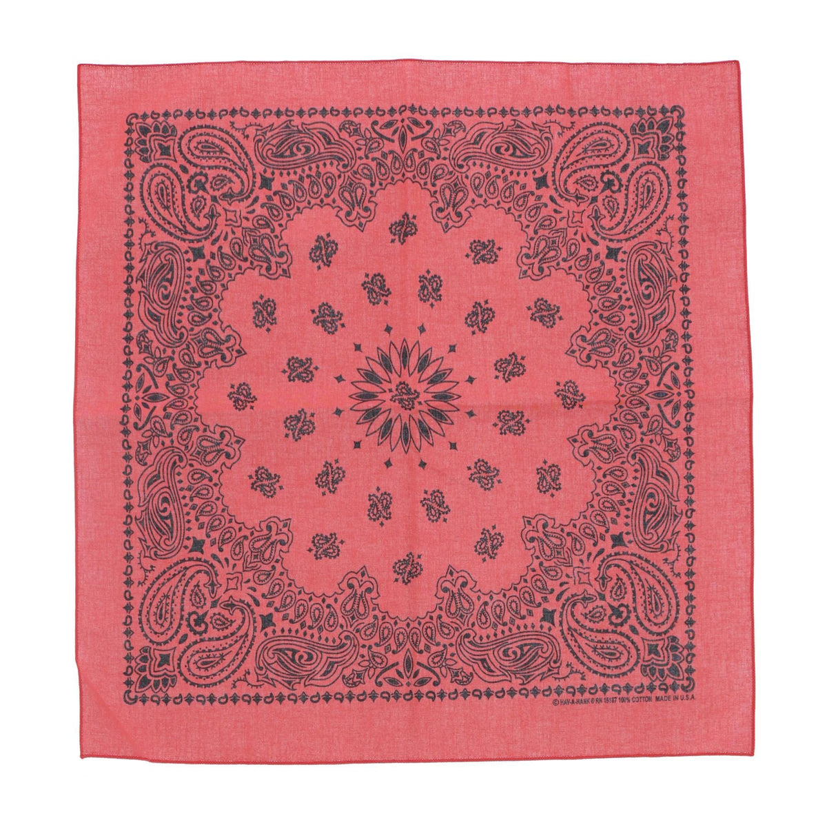 CTM® Cotton Contemporary Paisley Print Bandana - Cotton Contemporary Paisley Print Bandana