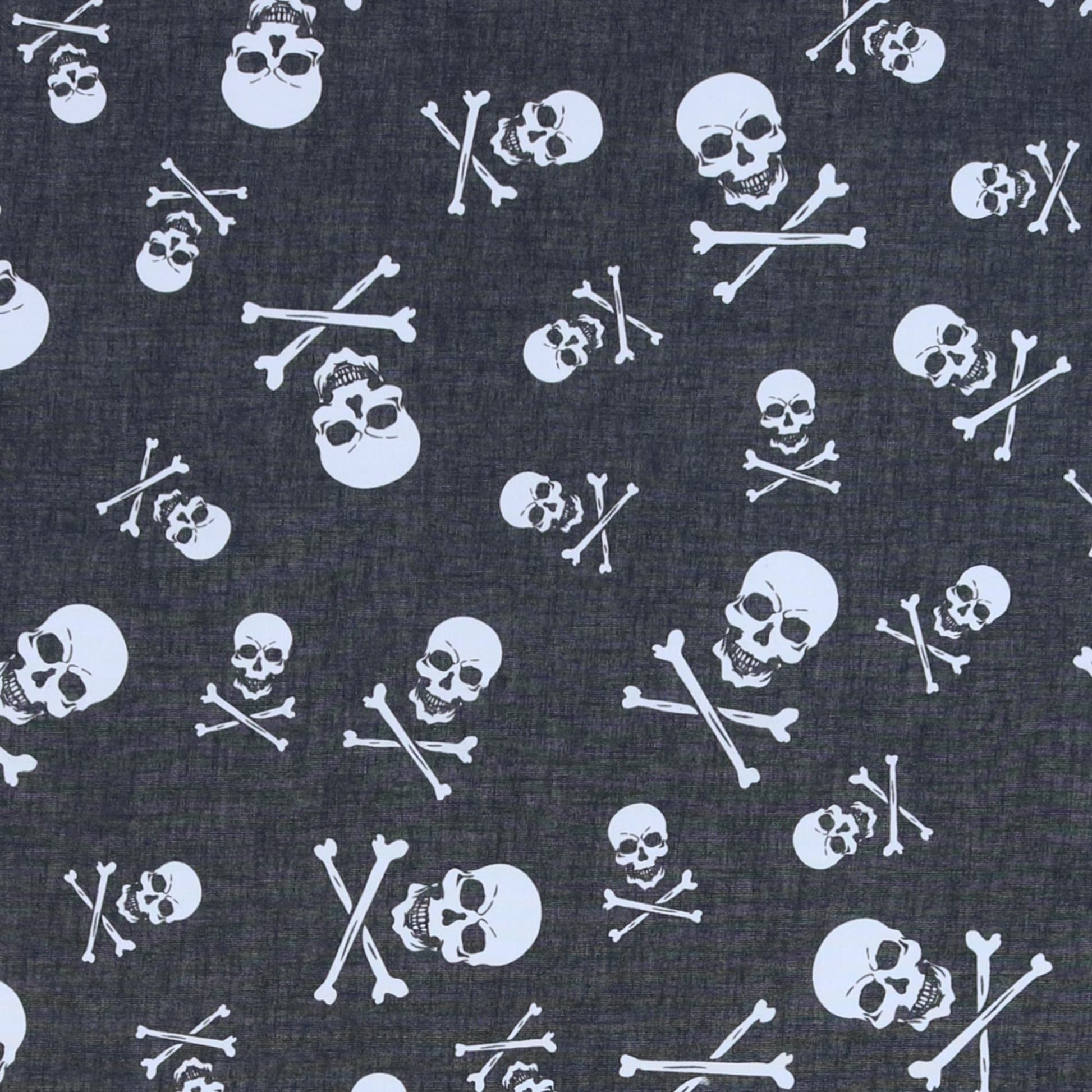 CTM® Skull & Crossbones Bandana - Black