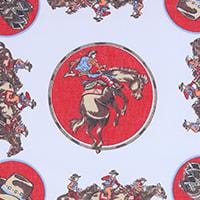 CTM® Rodeo Cowboy Bandana - Red