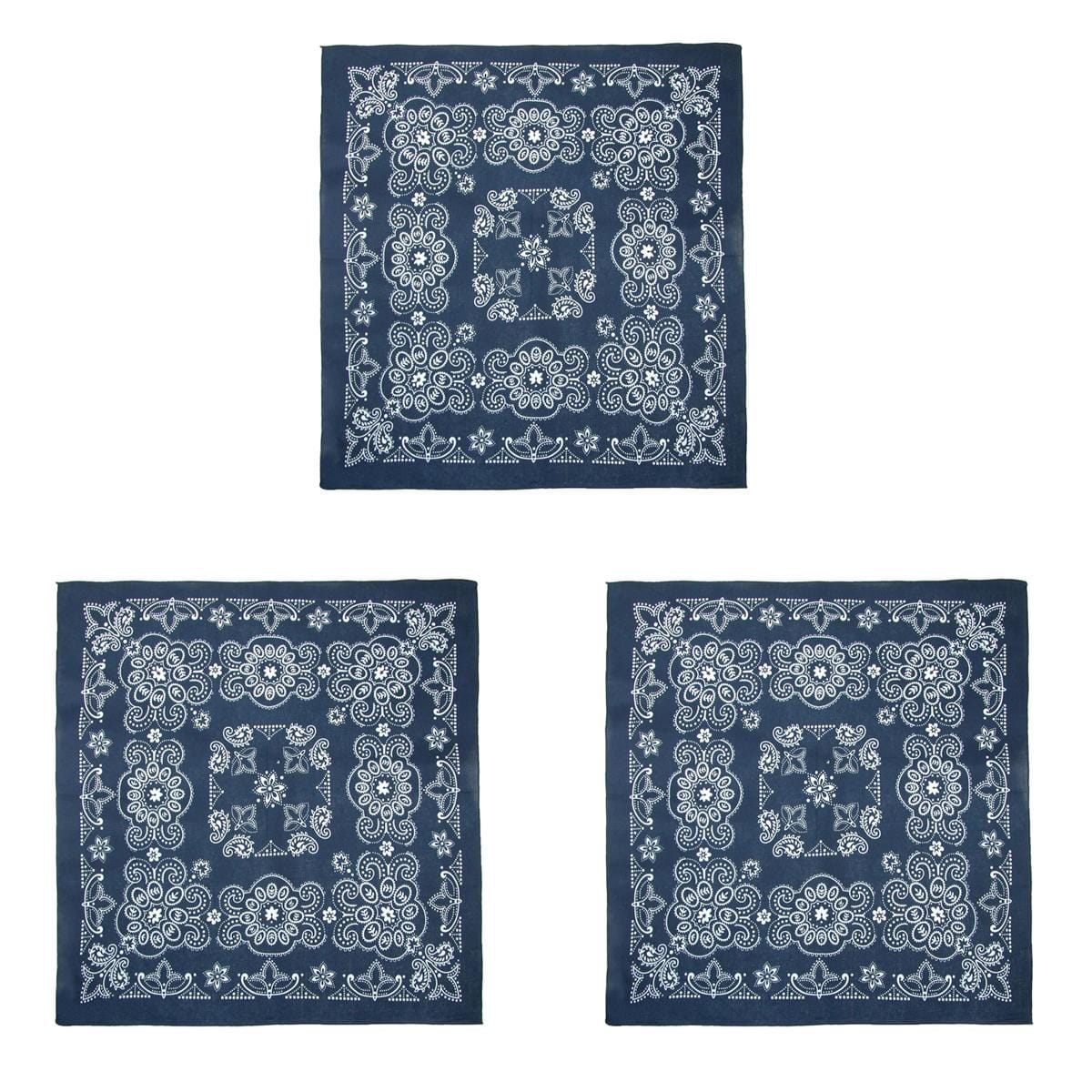 CTM® Cotton Giant-Danna Large Bandanas (Pack of 3)