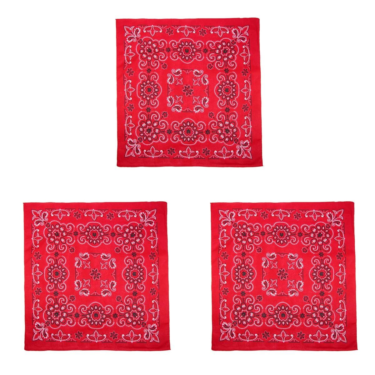 CTM® Cotton Giant-Danna Large Bandanas (Pack of 3)