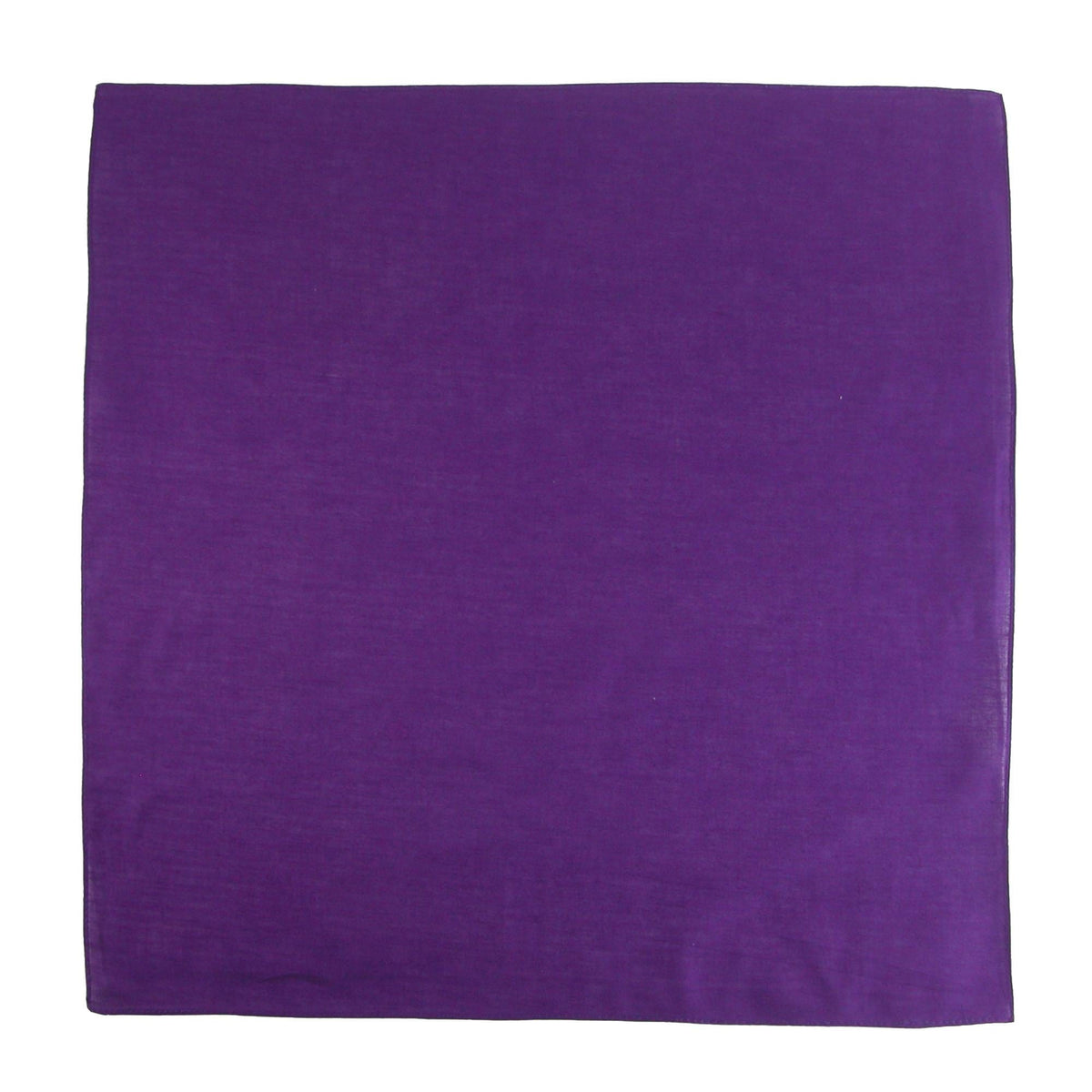 CTM® Cotton Solid Color Bandanas - Dark Purple