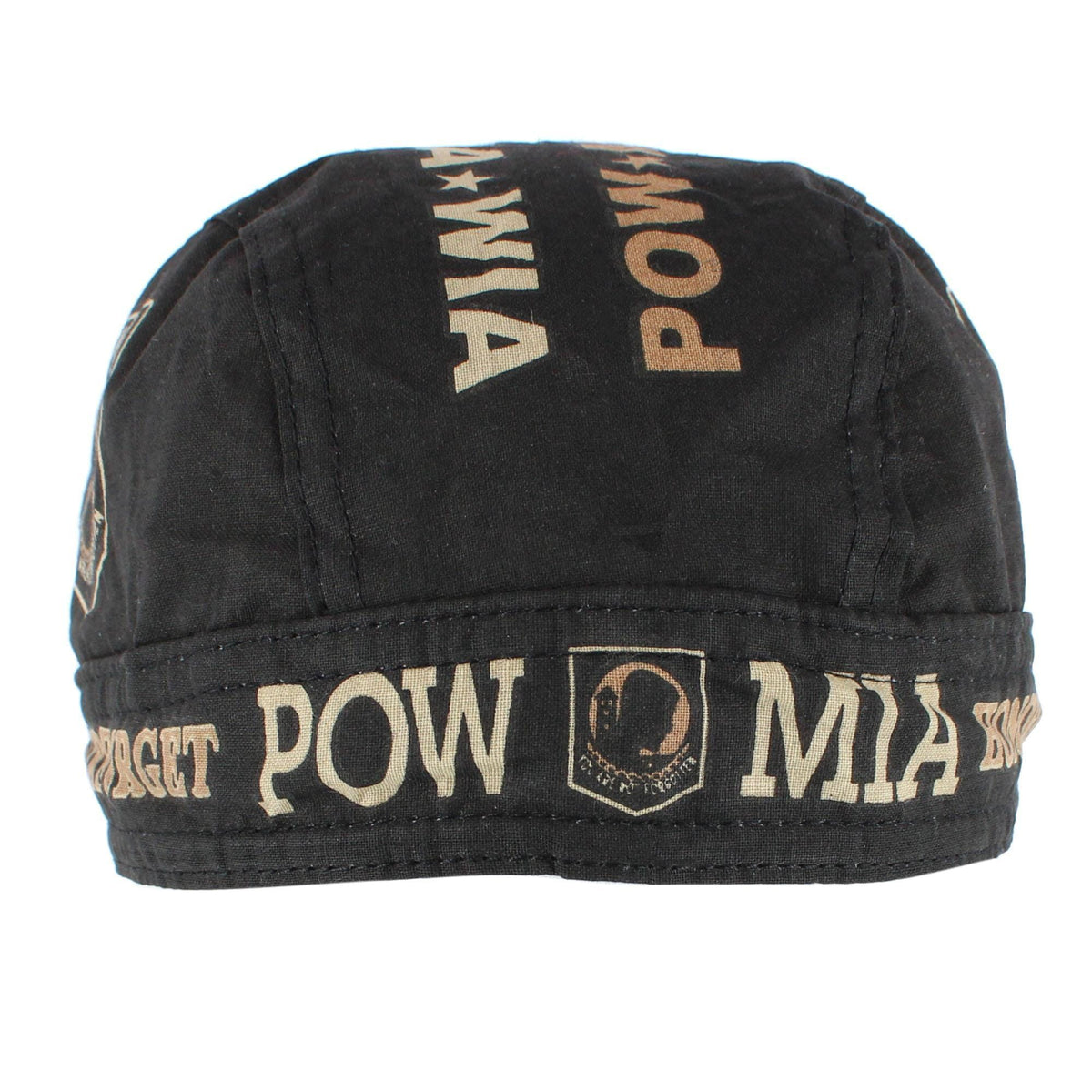CTM® Cotton Premium POW/MIA Do Rag Lined - POW MIA