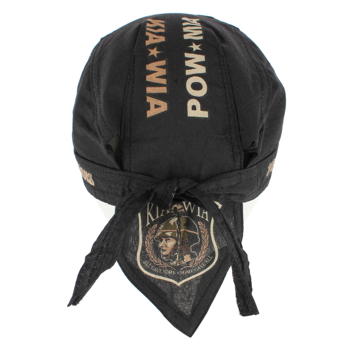 CTM® Cotton Premium POW/MIA Do Rag Lined - POW MIA