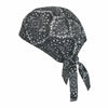 Men's Cotton Unlined Paisley Biker Do Rag Cap