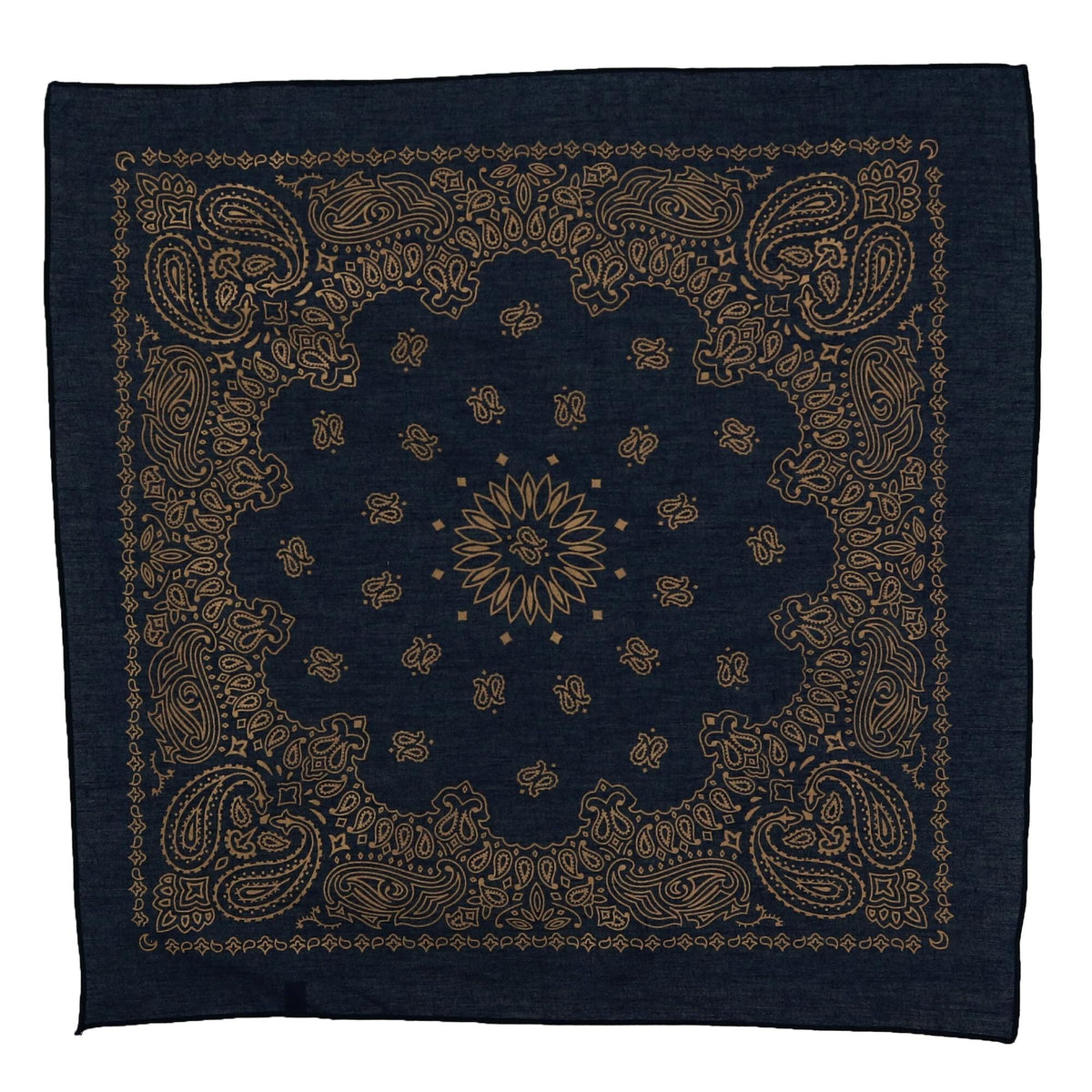 CTM® Metallic Paisley Print Bandanas (Pack of 4) - Multi-Color