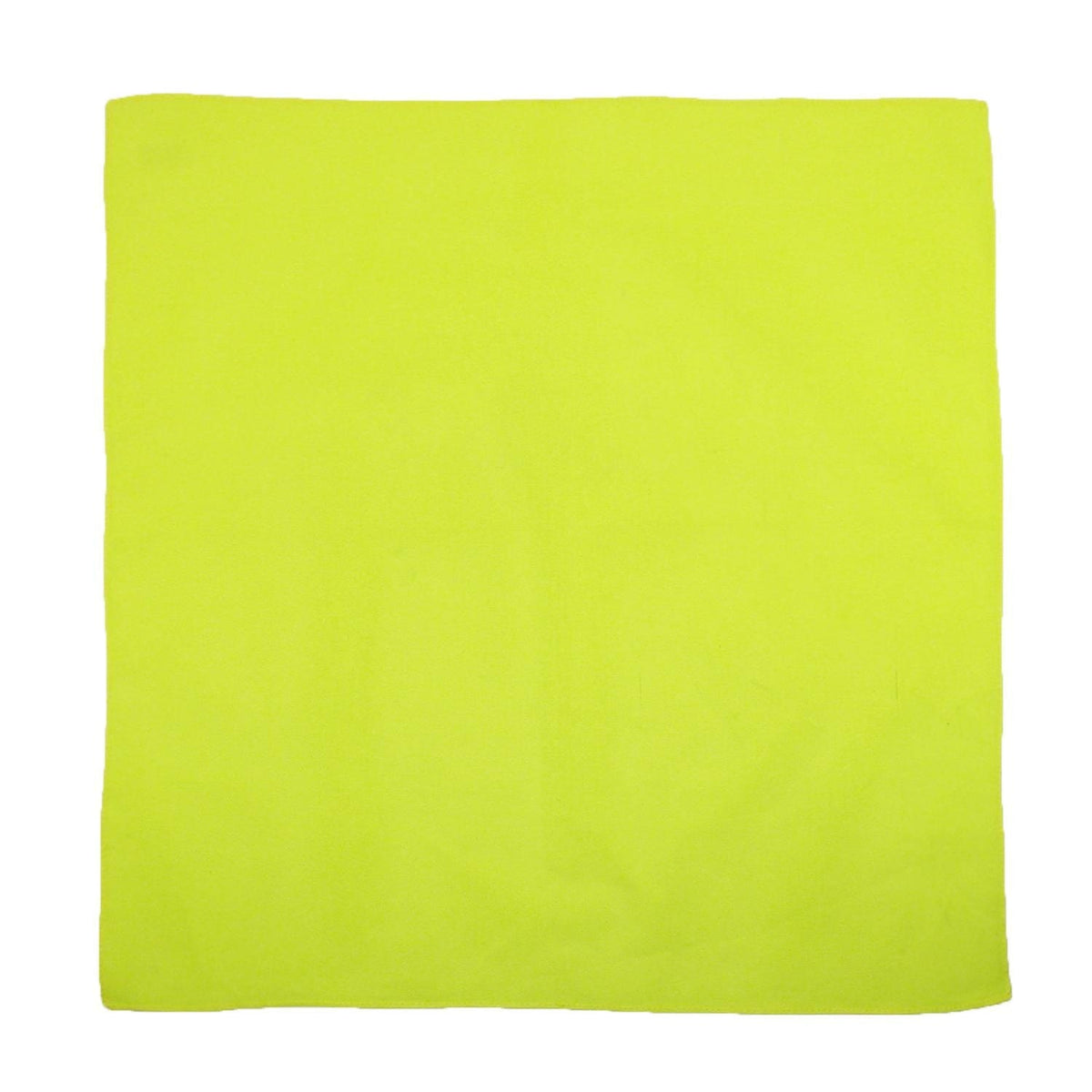 CTM® Solid Neon Bandana (Pack of 6) - Neon Yellow