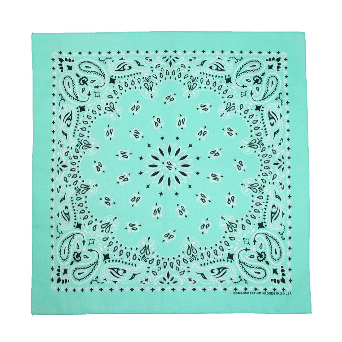 CTM® Women's Cotton Pastel Paisley Print Bandana Kit (Pack of 3) - Mint, Lavender, Strawberry
