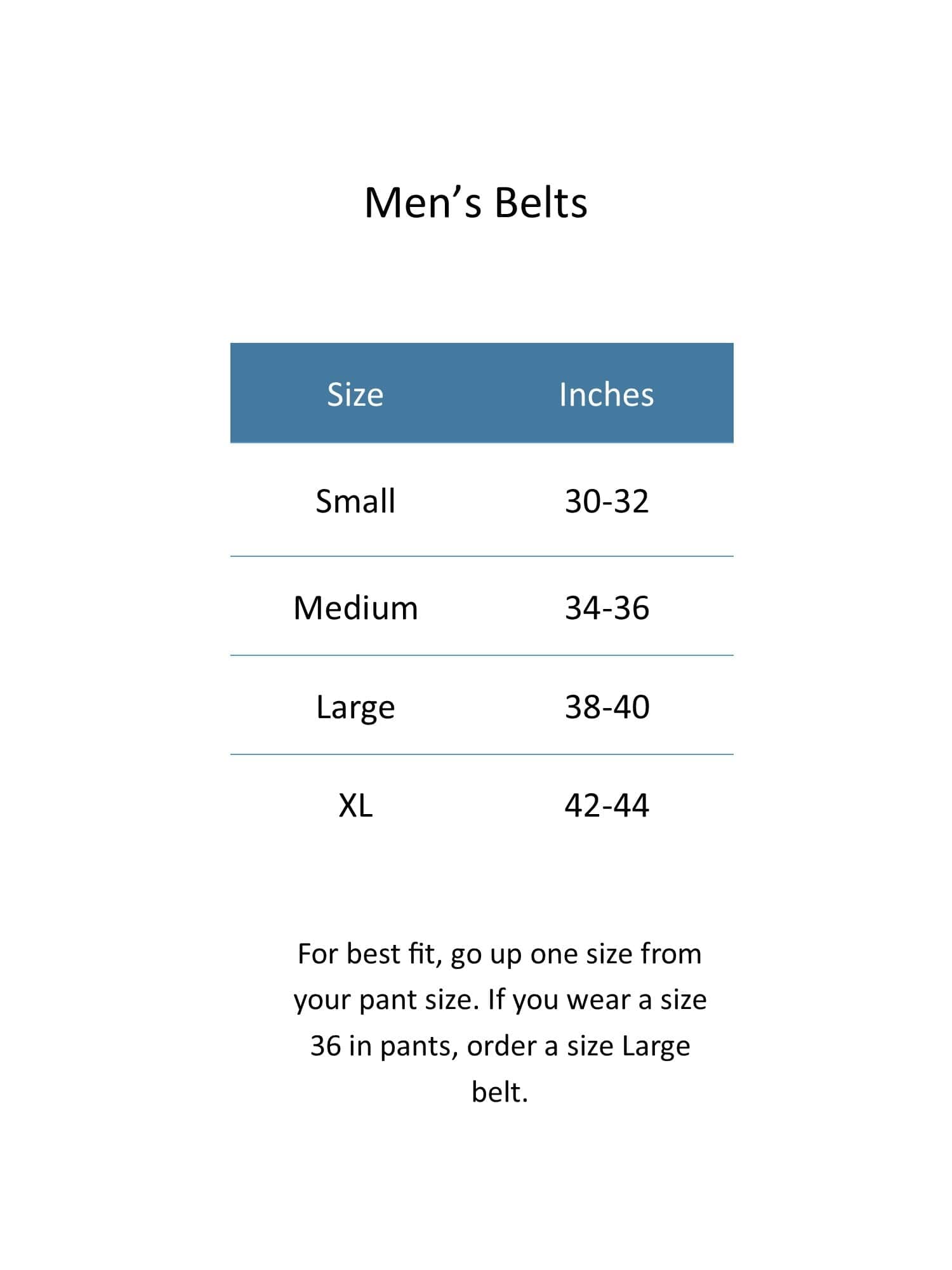 Columbia Men's Leather Double Loop Padded Belt - Black