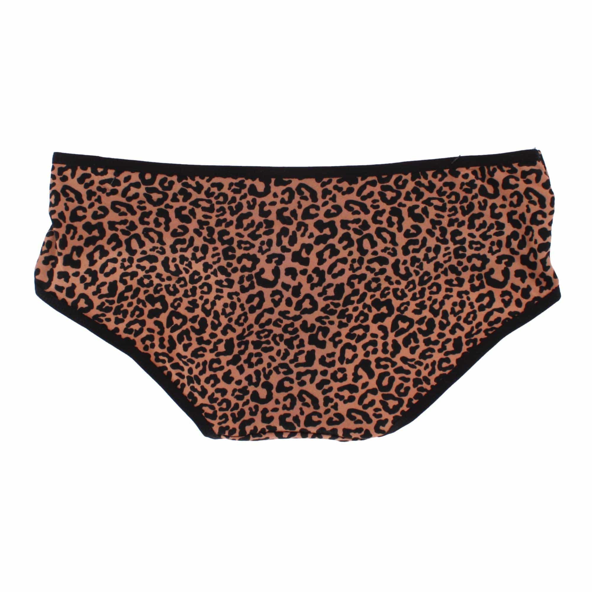 Spree Women's Hipster Panty Graphic Print (5 Pack) - Leopard