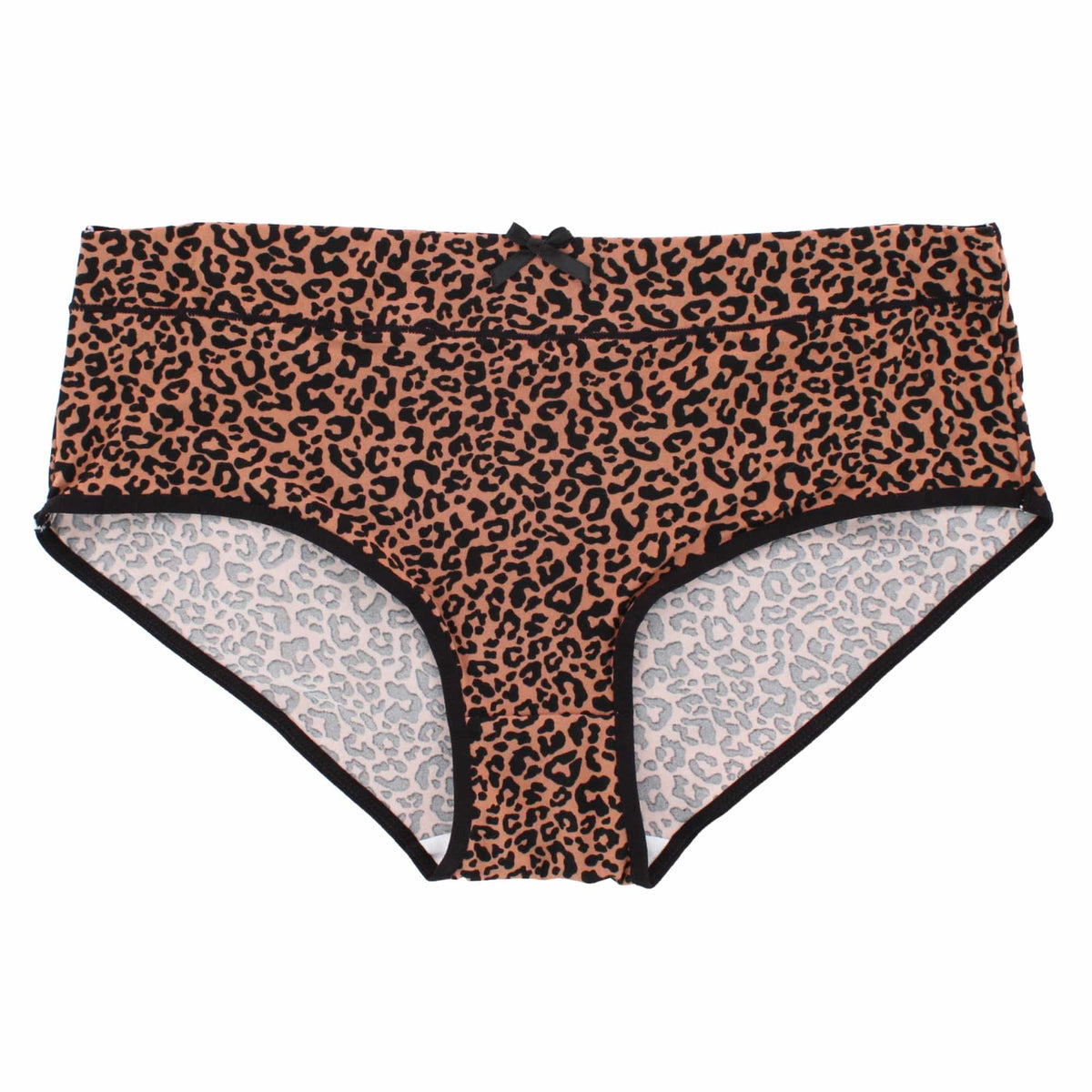 Carrie Amber Women's Plus Hipster Panty Graphic Print (3 Pack) - Leopard