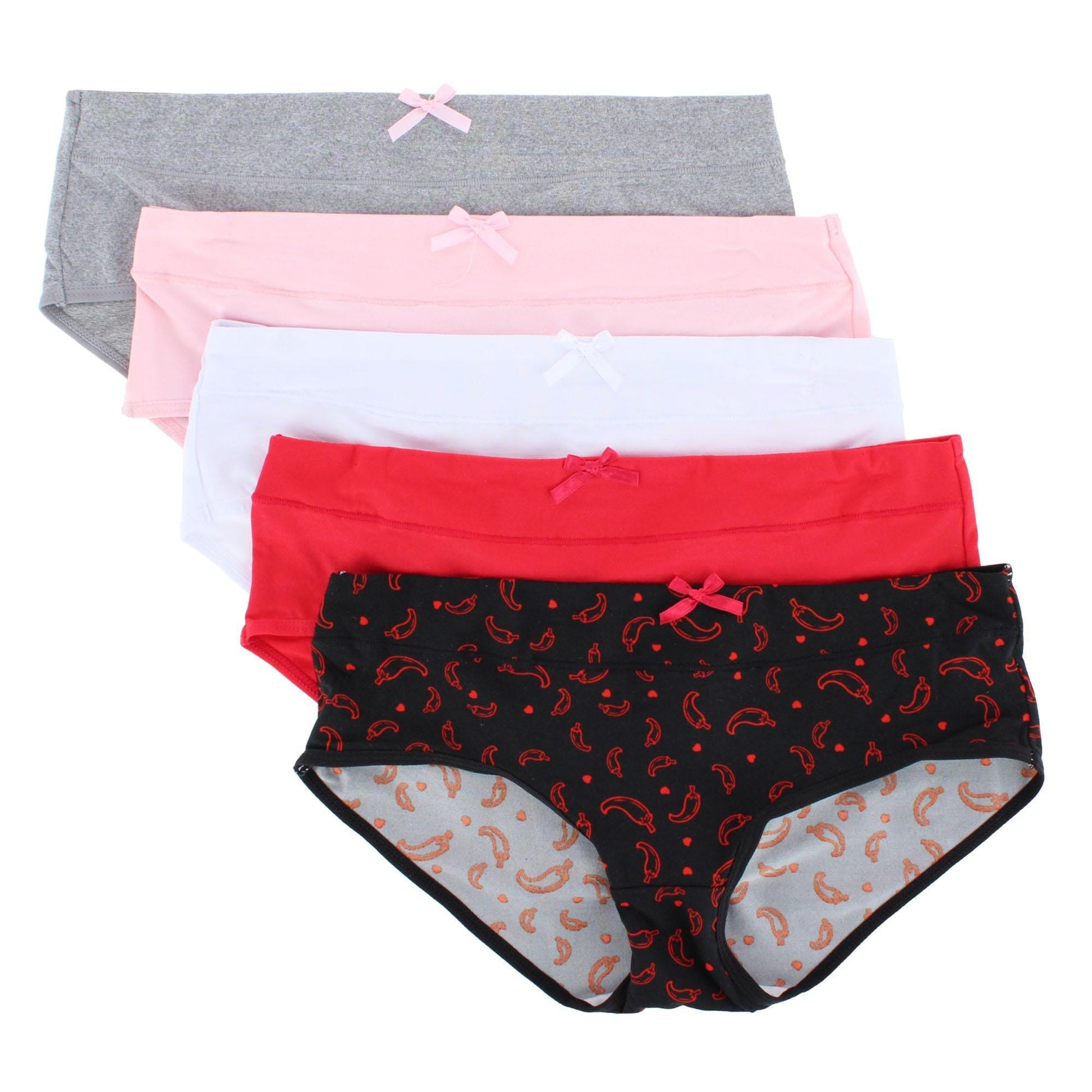 Spree Women's Comfort Hipster Panty (5 Pack) - Multicolor