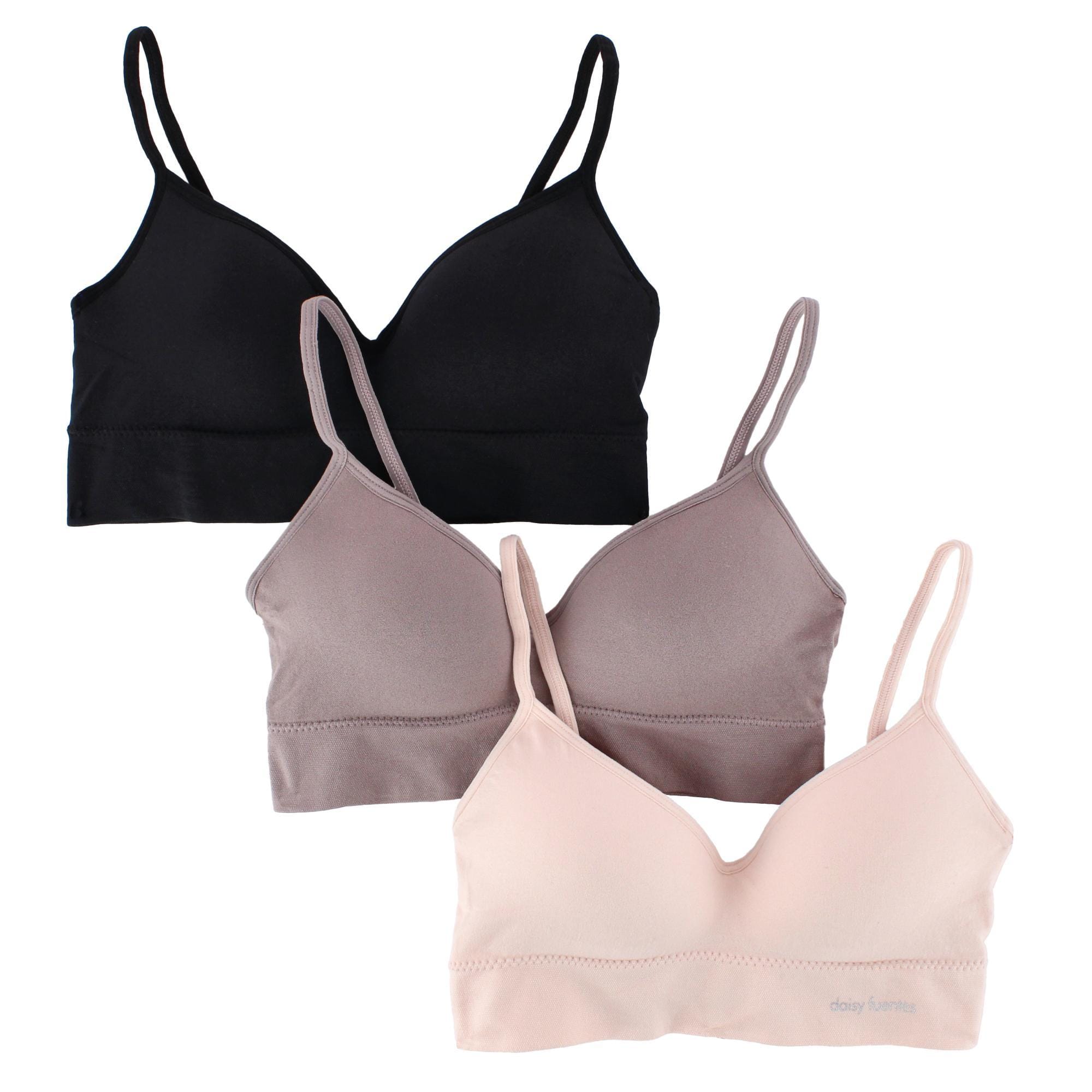 Daisy Fuentes Women's Deep Plunge Comfort Bra (3 Pack) - Women's Deep Plunge Comfort Bra (3 Pack)