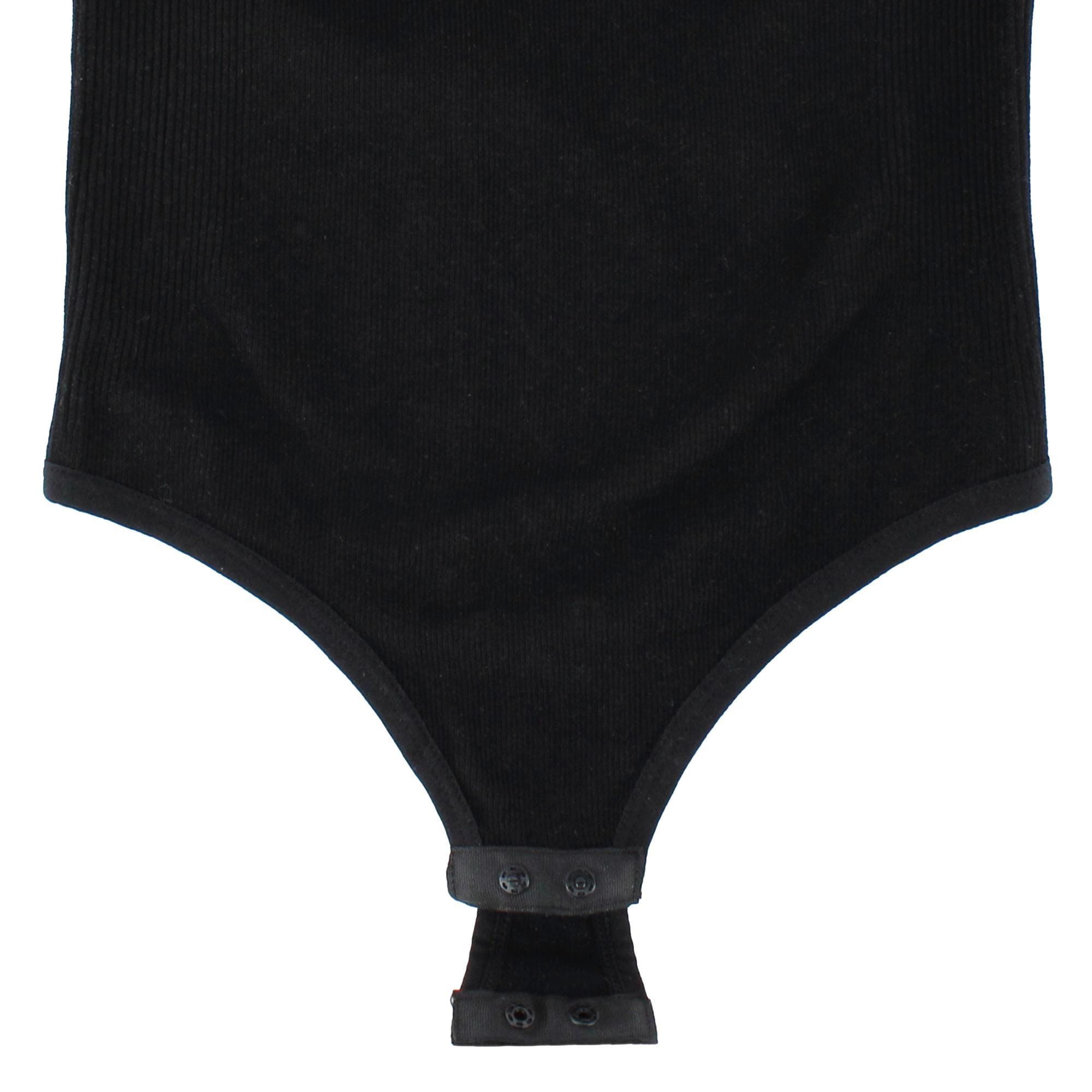 Paris Blues Women's Molded Cup Seamless Thong Bodysuit - Black