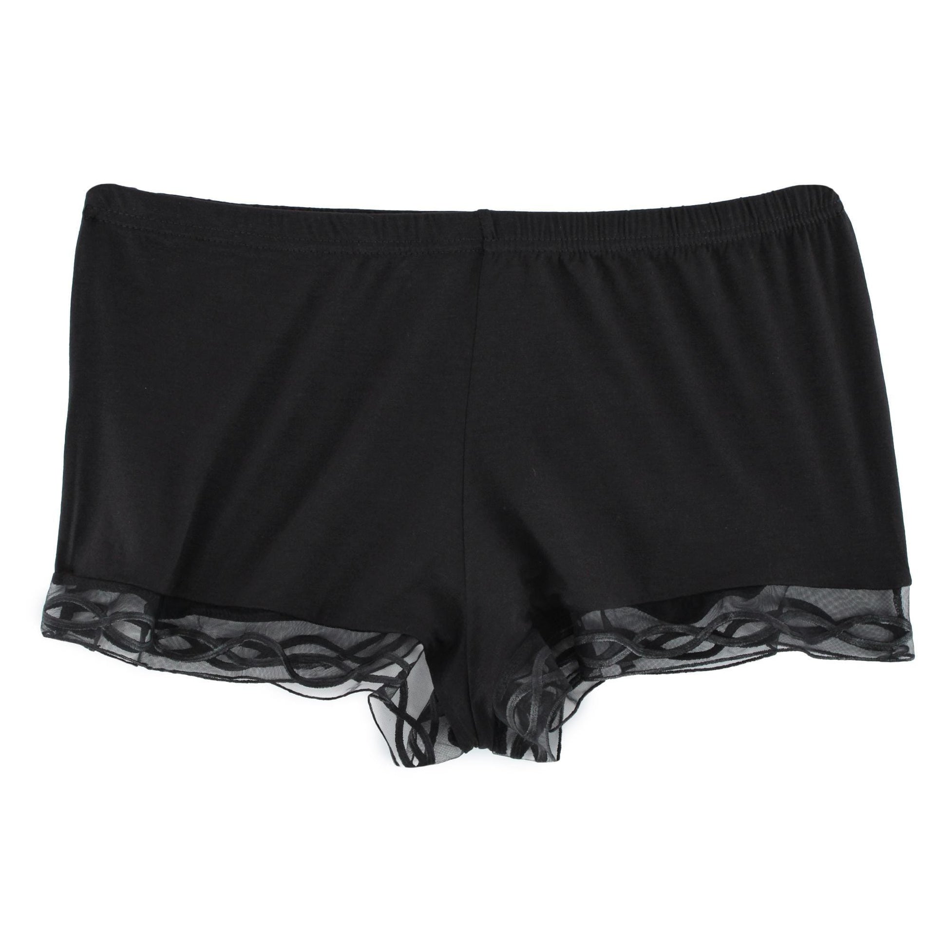 Rachel Roy Women's Laced Embriodery Cami Short Pajama Set - Black