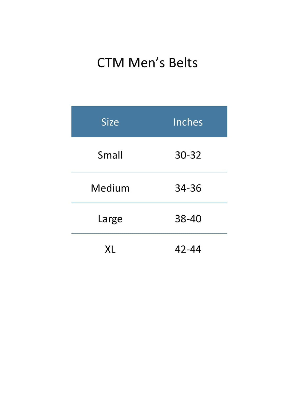 CTM® Men's Basic Dress Belt - Navy