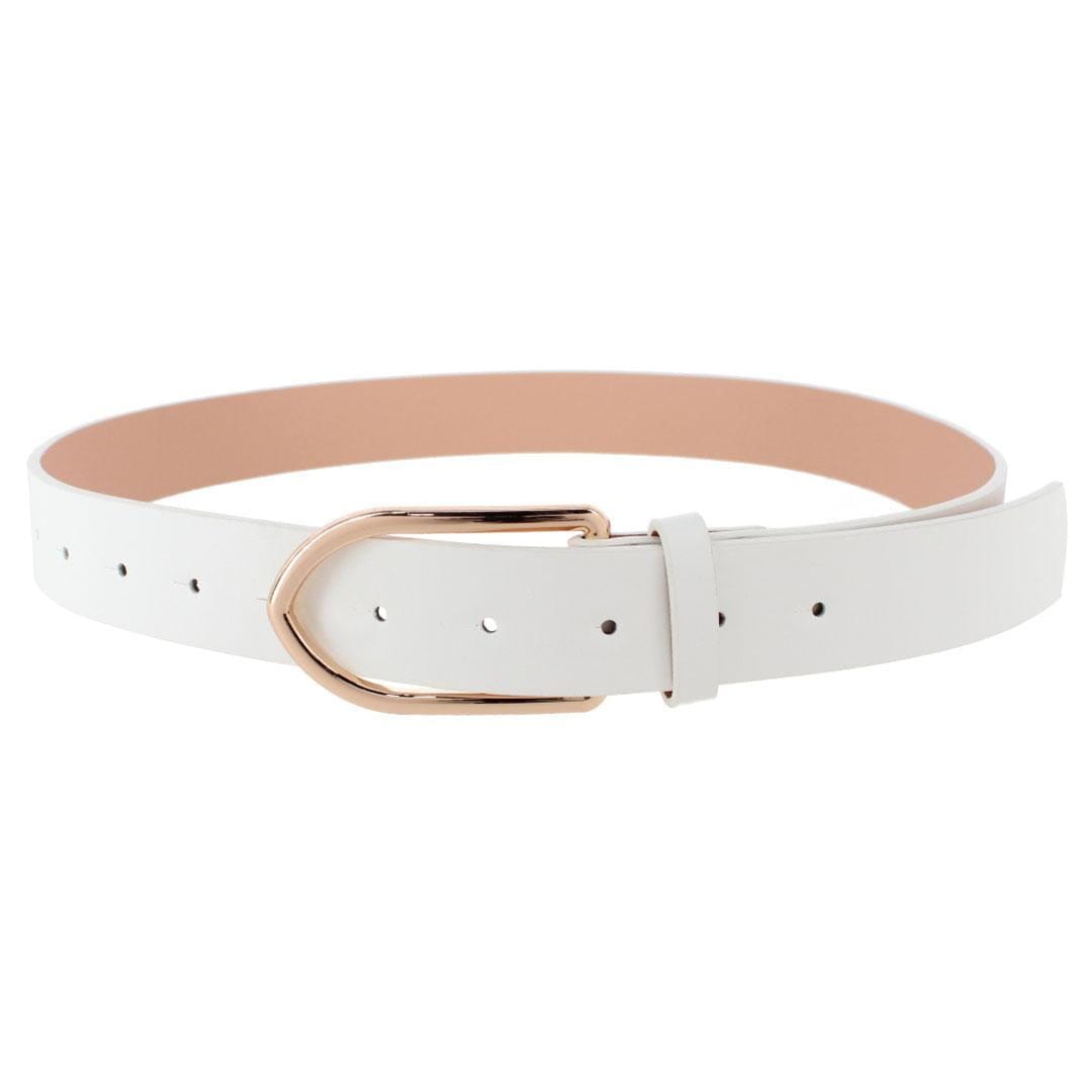 CTM® Women's Arrow Frame Buckle Dress Belt