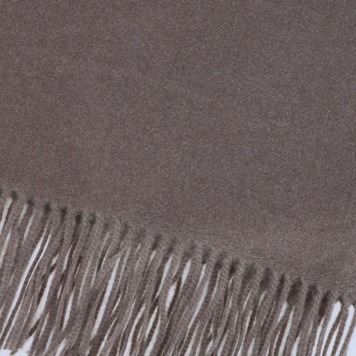 CTM® Women's Heavyweight Solid Color Pashmina Scarf Shawl - Taupe
