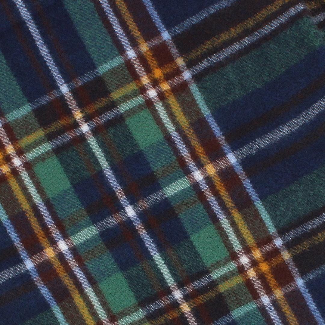 CTM® Adult Classic Plaid Soft Winter Scarf with Fringe - Navy