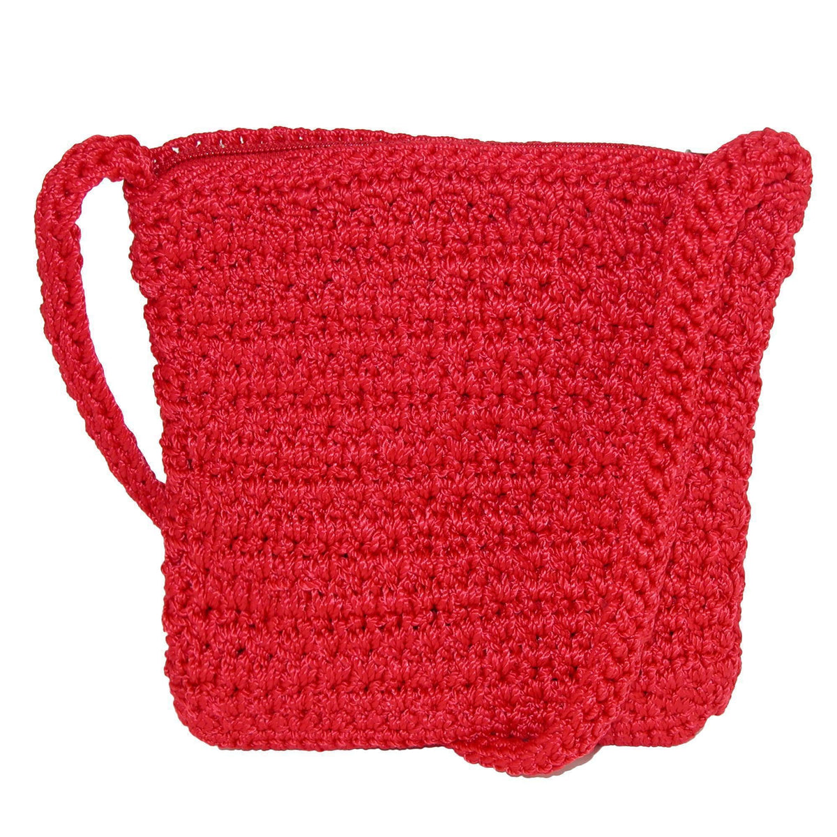 CTM® Women's Crochet Crossbody Handbag Boho Casual Shoulder Bag