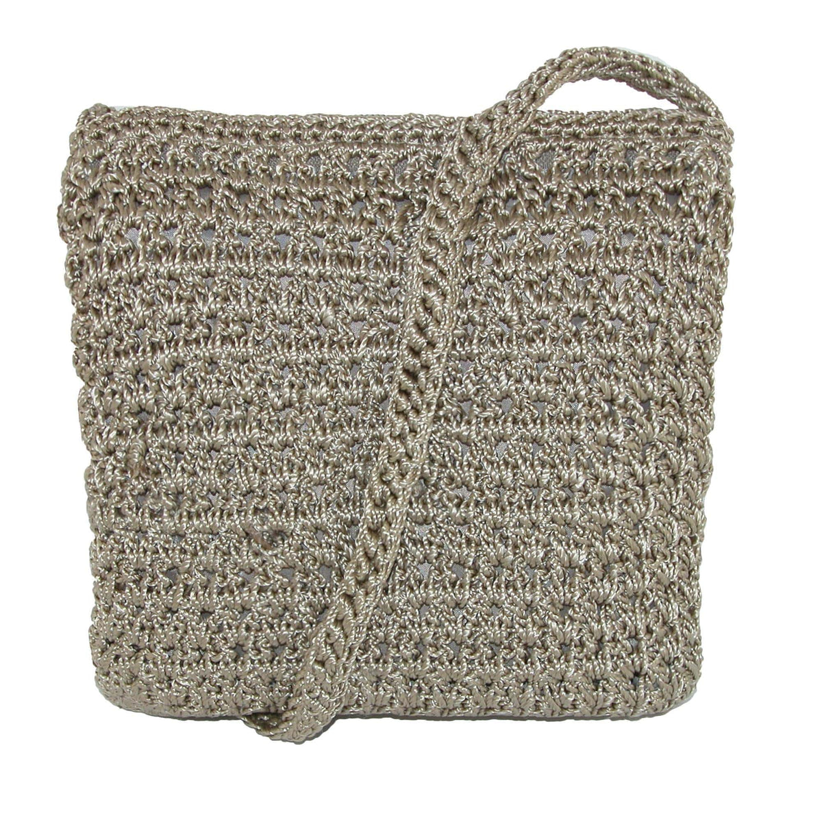 Women's Crochet Crossbody Handbag by CTM | Crossbody Handbags at ...
