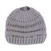 Women's Ponytail Winter Beanie Knit Hat