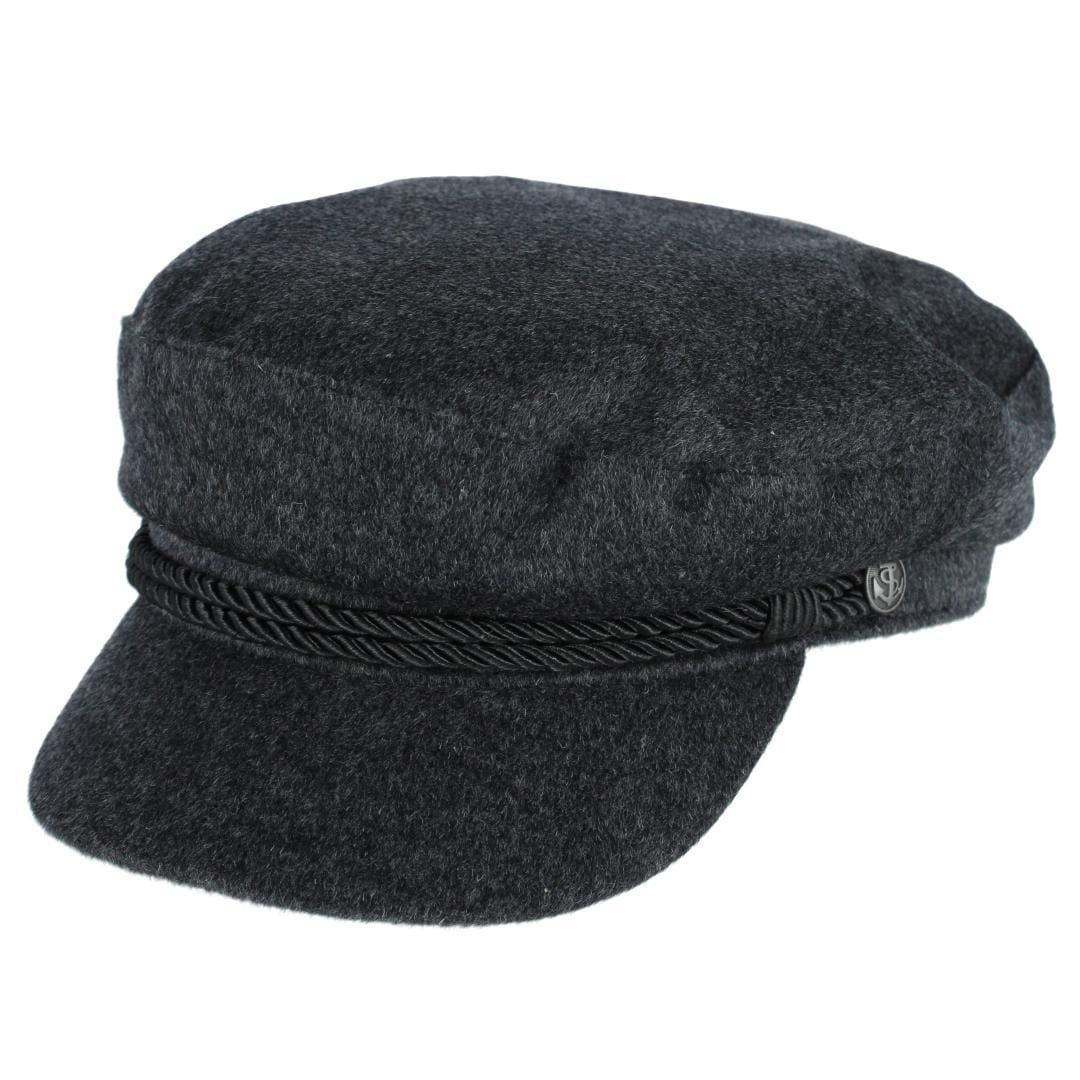 CTM® Women's Wool Blend Fisherman Cap - Grey