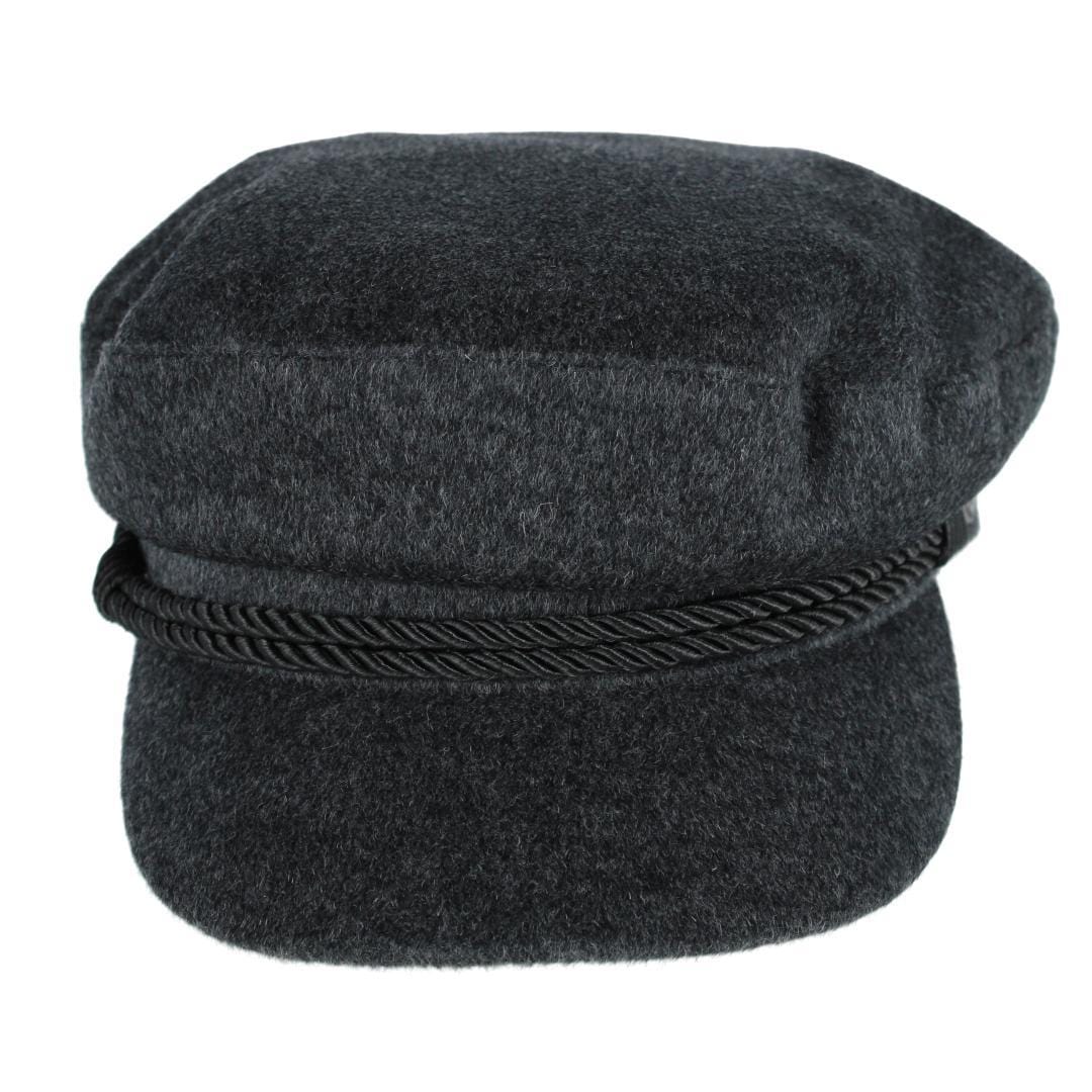 CTM® Women's Wool Blend Fisherman Cap - Grey