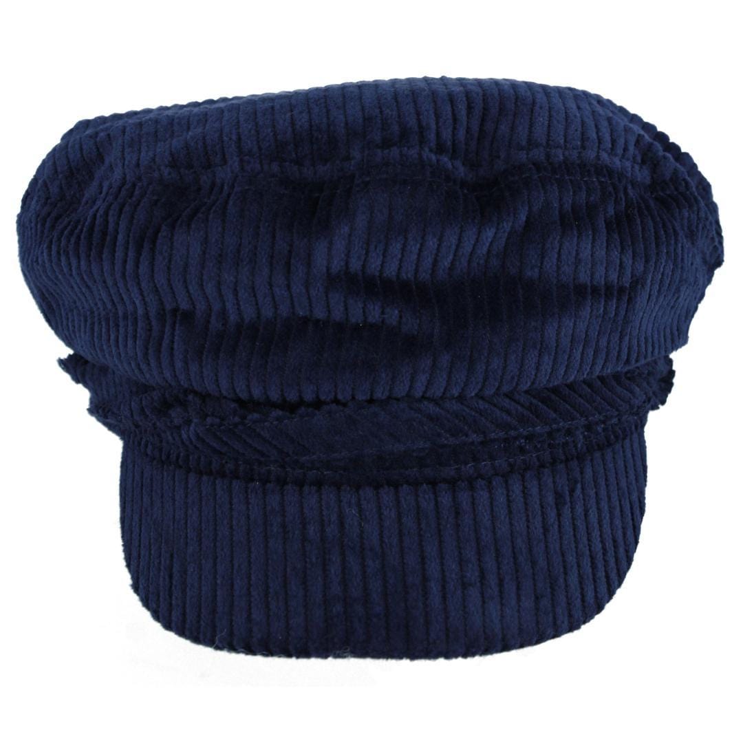 CTM® Women's Chunky Corduroy Cabbie Hat - Navy