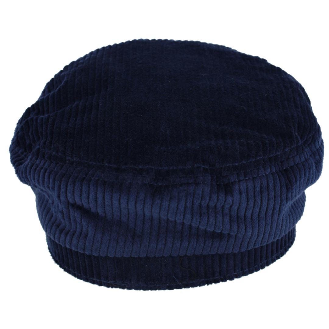 CTM® Women's Chunky Corduroy Cabbie Hat - Navy