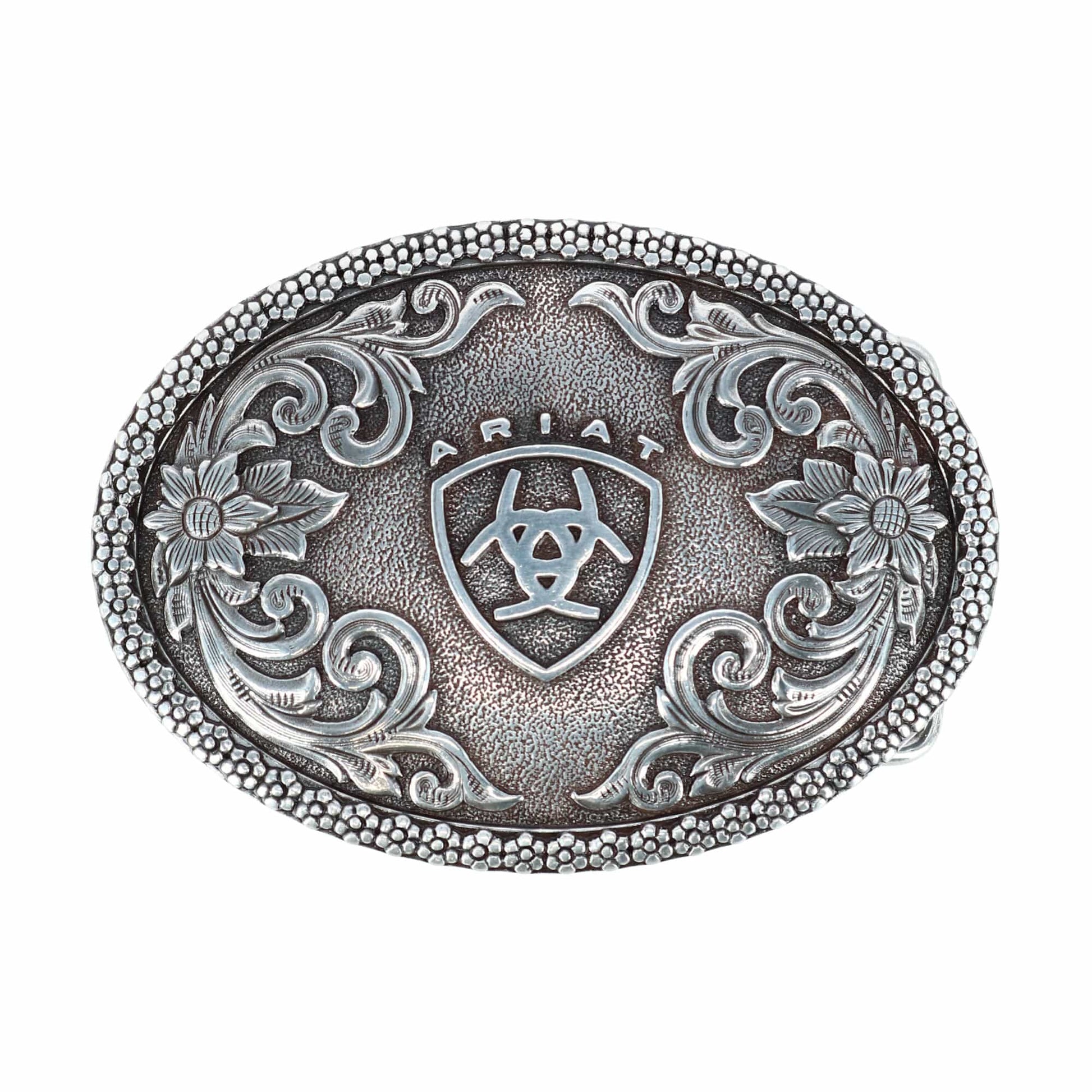 Ariat Boy's Tooled Western Belt with Removable Buckle - Tan