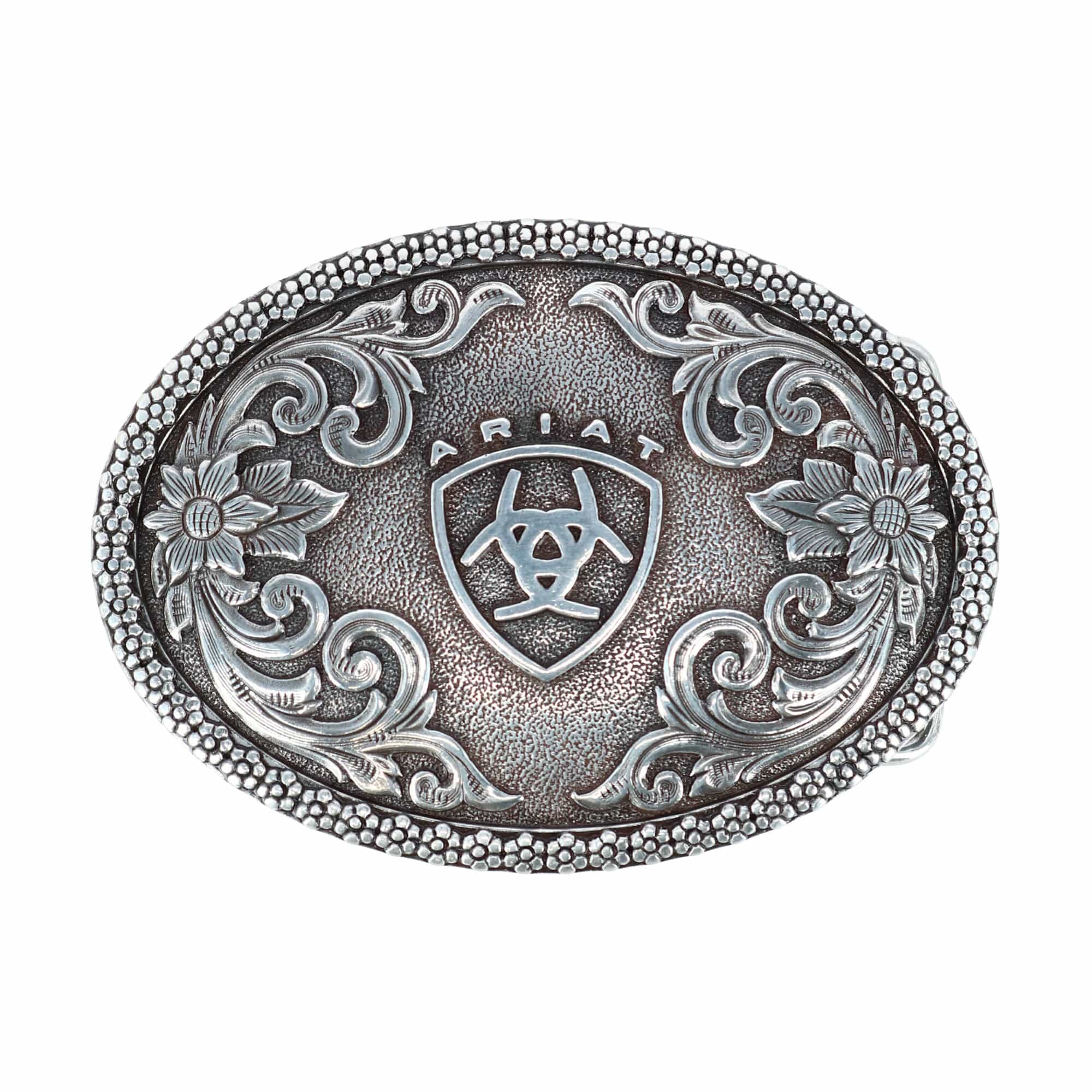 Ariat Boy's Tooled Western Belt with Removable Buckle - Tan