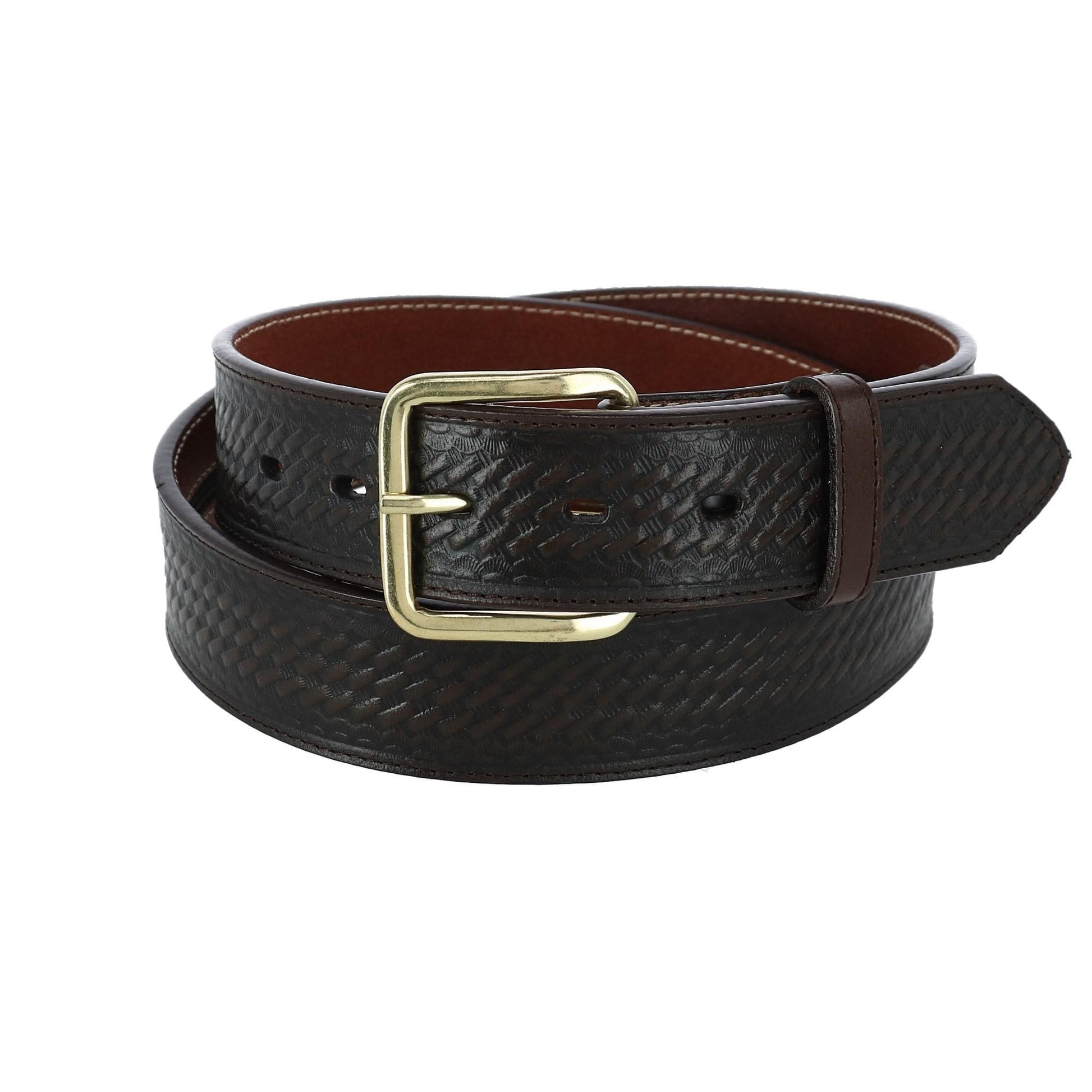 Nocona Belt Co Men's Big & Tall 1.5 Inch Leather Money Belt - Brown