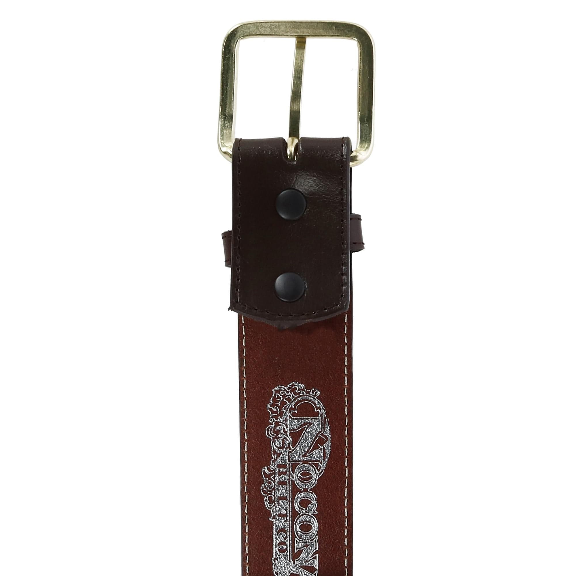 Nocona Belt Co Men's Big & Tall 1.5 Inch Leather Money Belt - Brown