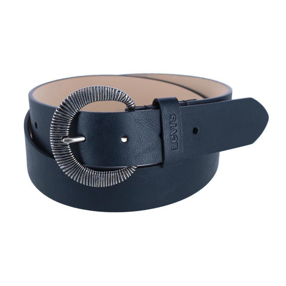 Women's Rounded Embossed Buckle Belt