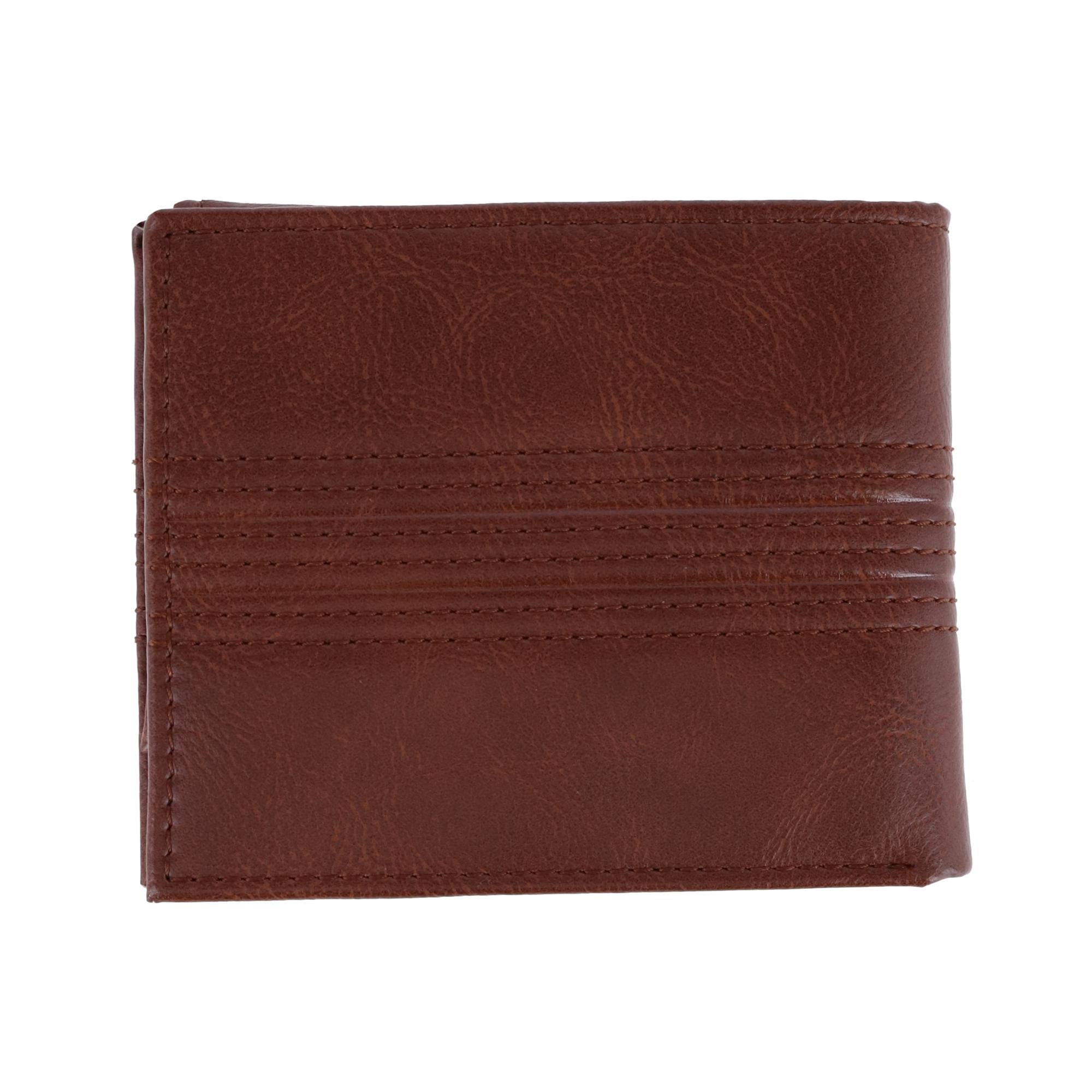 Levis Men's Leather Bifold Wallet - Tan