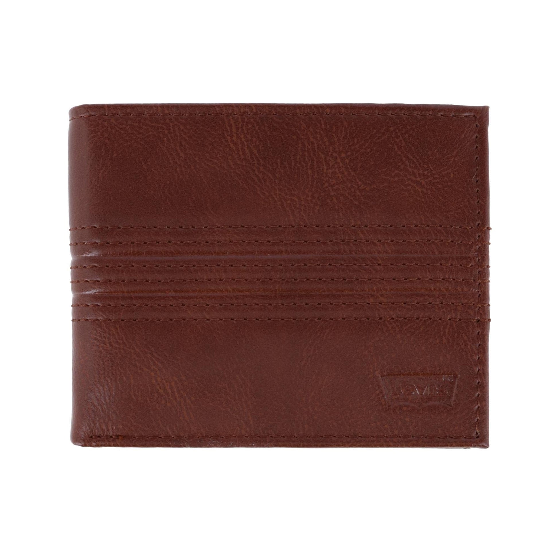 Levis Men's Leather Bifold Wallet - Men's Leather Bifold Wallet